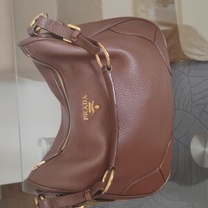 Brown Leather Hobo Bag